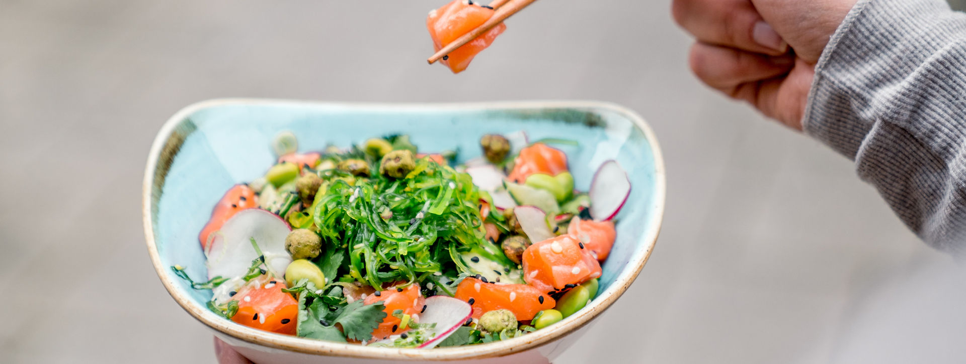 Fishbowl Salmon Seaweed