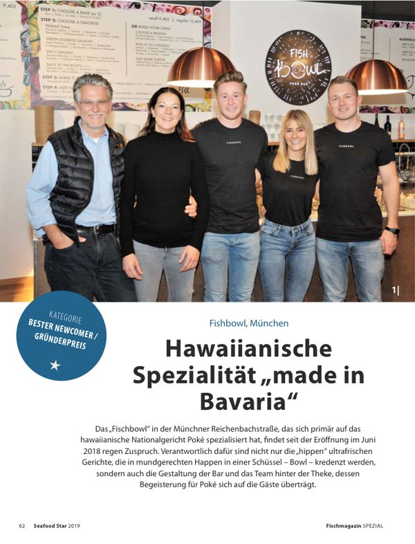 Vorschau: Seafoodstar-Artikel über Fishbowl